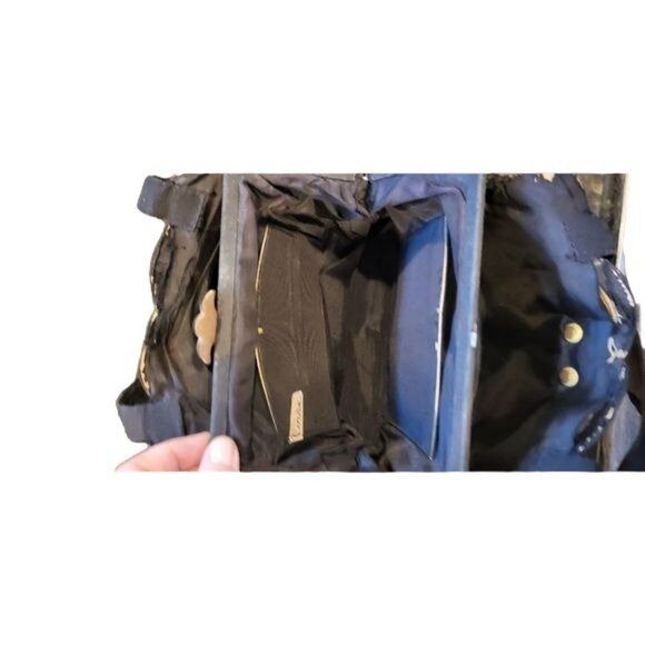 1940s Black Cord Purse With WWII Aviation Cadet Pin and Monogram Initials Pin - Picture 11 of 16